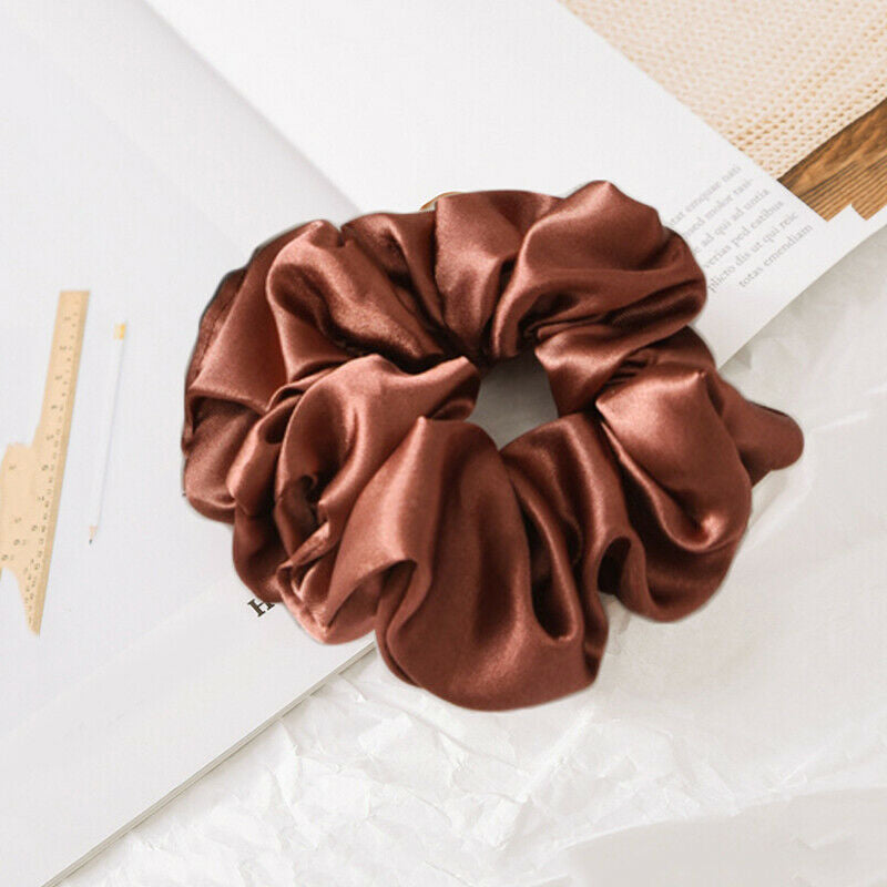 Wholesale Solid Color Fabric Large Intestine Hair Tie